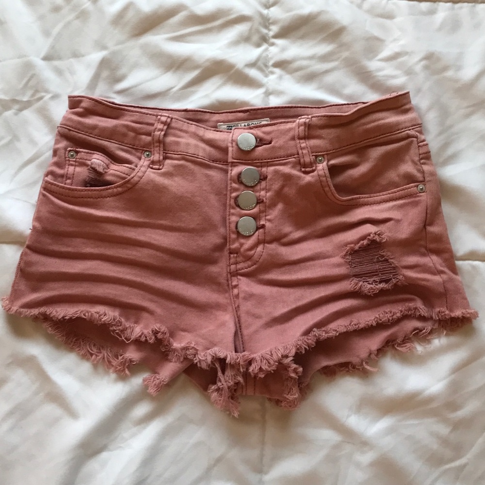 Salmon/ rust colored shorts